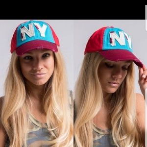 LA & NY Distressed Hats
